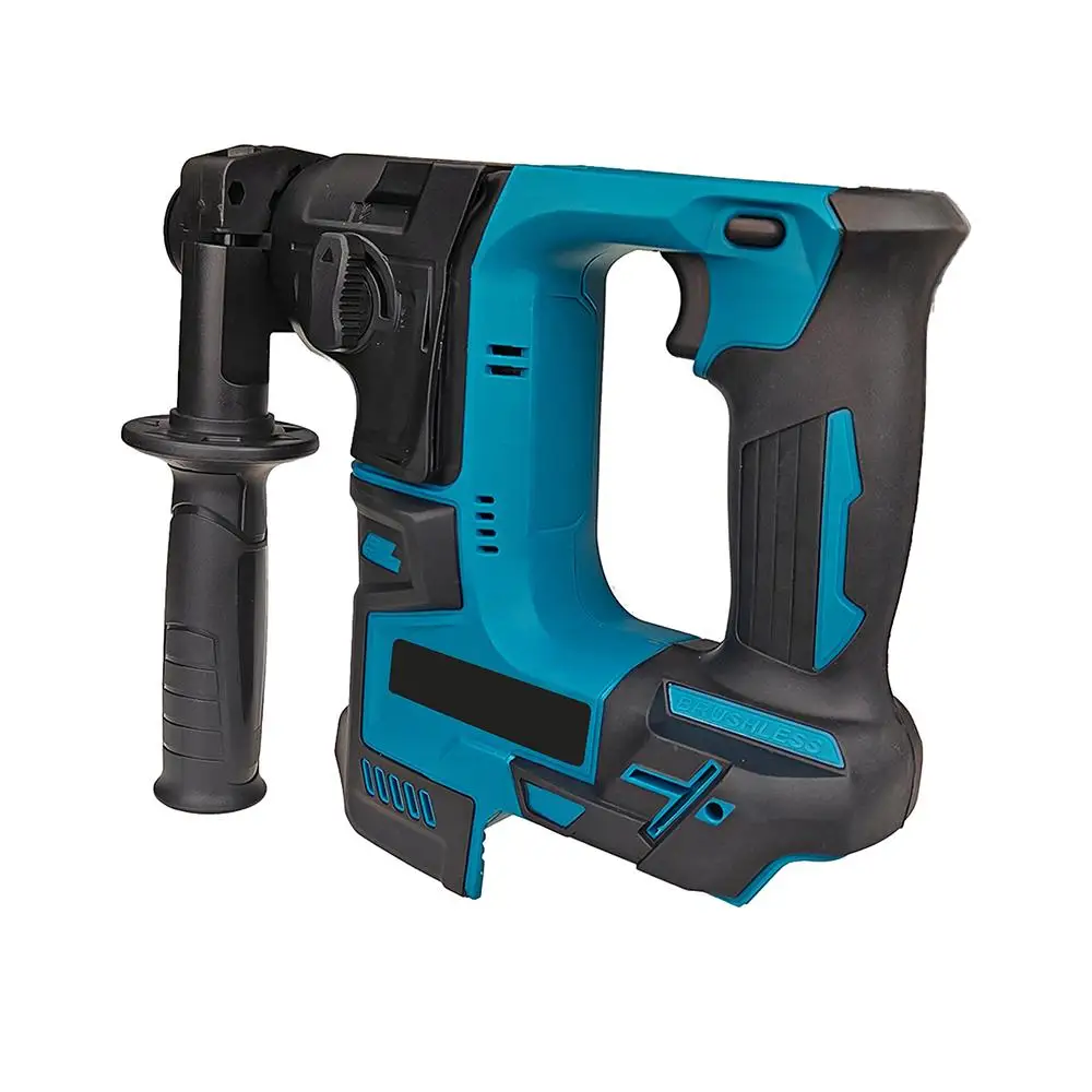 4800ipm Brushless Electric Hammer Drill Rechargeable Cordless Rotary Hammer Drilling and Chiseling Tool for Makita 18V Battery