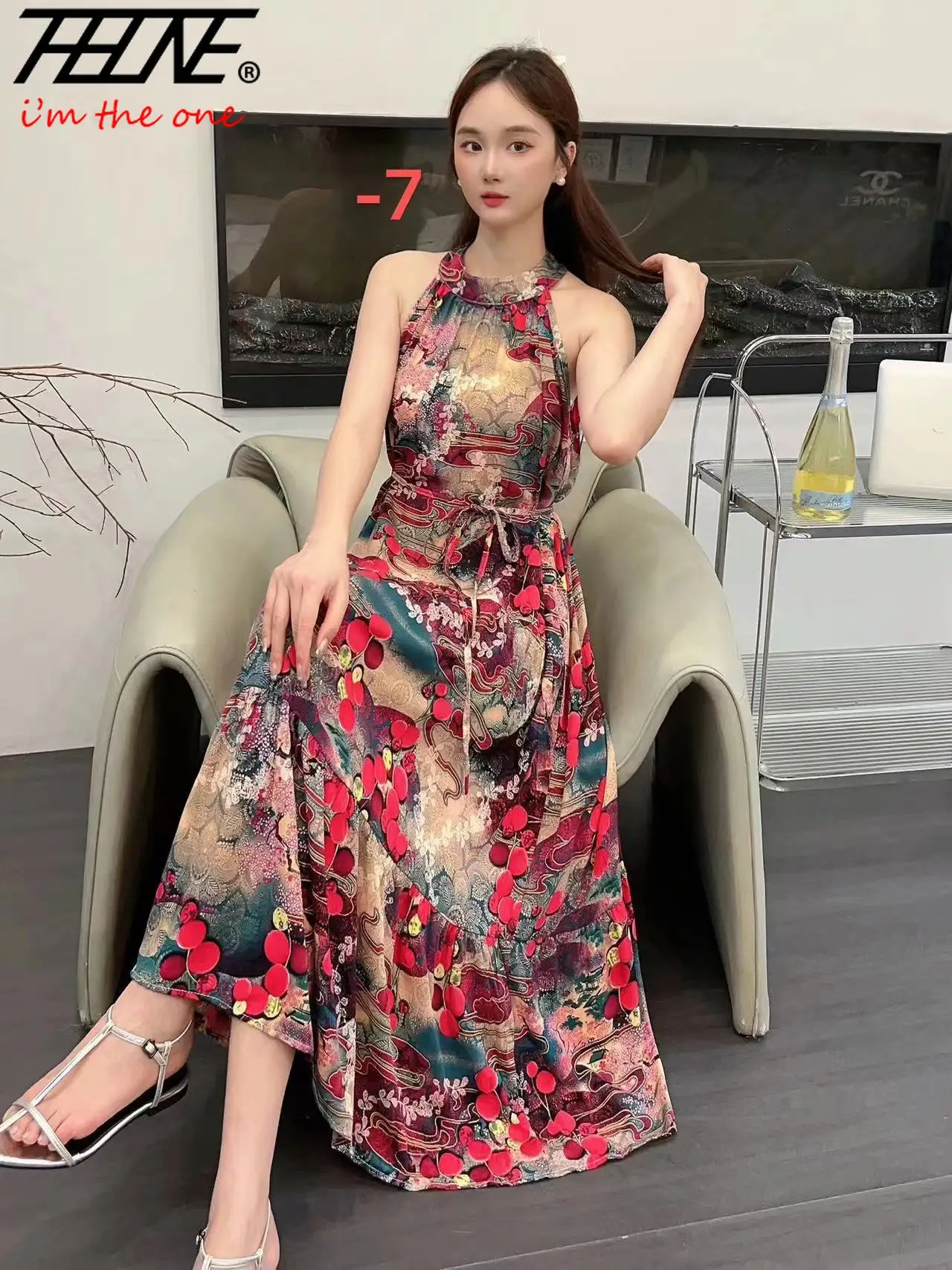 Vestidos Feminino Summer Robe Maxi Long Dress Women Indian Clothes Bohemian Cotton Print Floral Boho Korean Fashion Style Casual