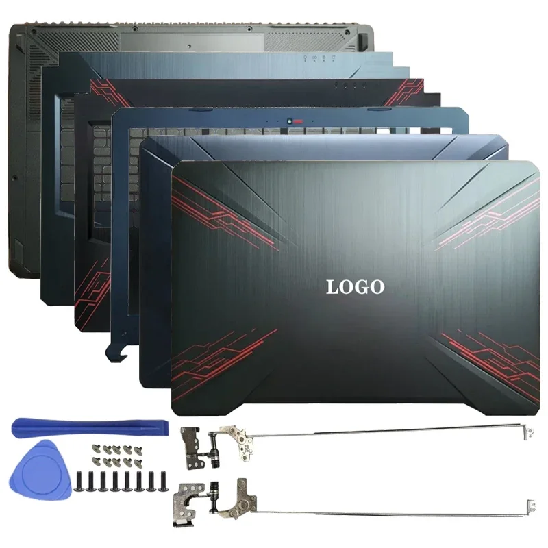 Imagem -01 - Laptops Case para Asus Notebook Tampa Traseira Lcd Moldura Frontal Dobradiças Palmrest Caixa Inferior Fx80g Fx504 Fx80 Fx80gd Fx504g gm laptops case para asus notebook tampa traseira lcd moldura frontal dobradicas palmrest caixa inferior fx80g fx504 fx80 fx80gd fx504g gm 01