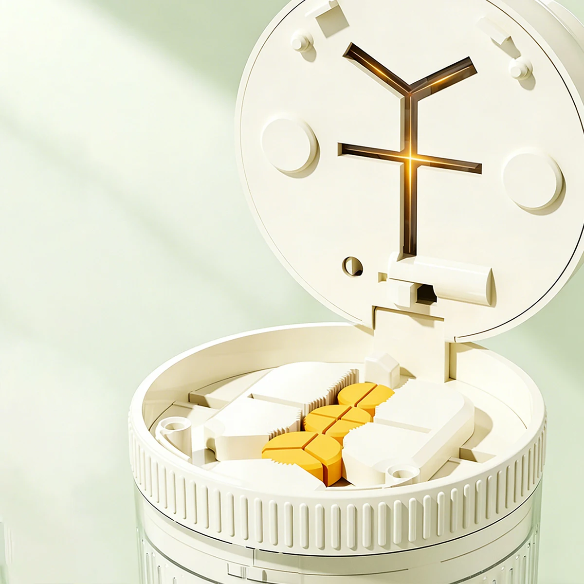 Portable Pill Splitter, Cutter and Grinder with Pill Box