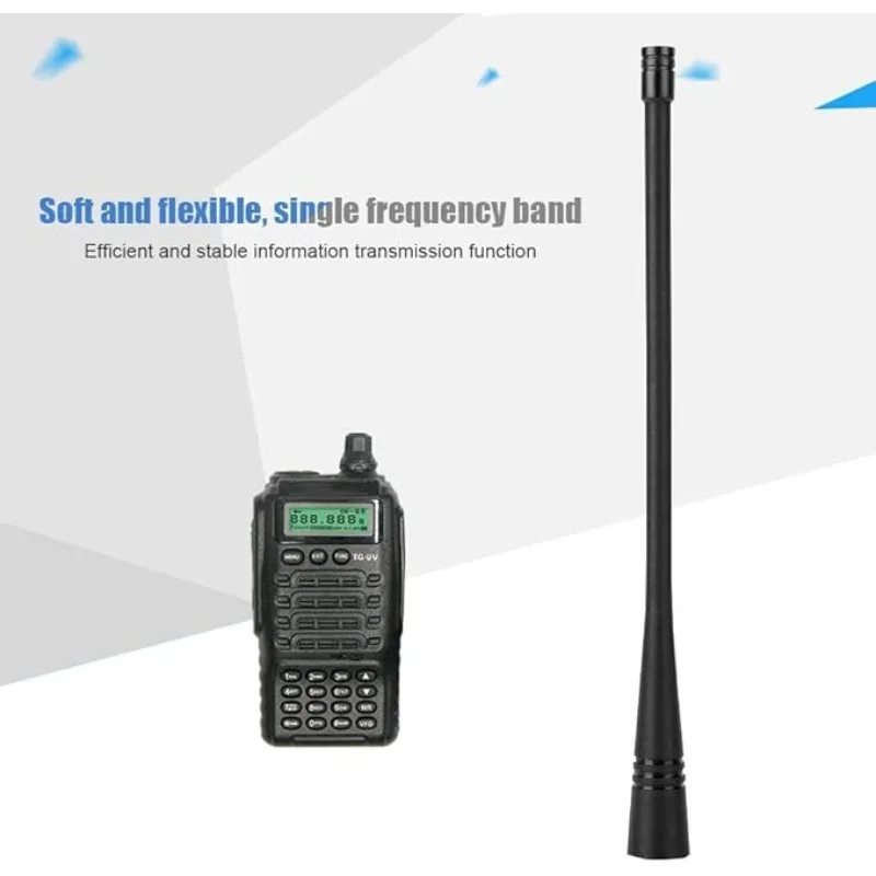 10szt UHF 400-520MHz SMA-M Antena z miękkiej gumy do TYT MD-380 MD-390 MD-446 MD-280 TH-UV8R UVF9D F8 F5 F7 TH-F1 TC-3000A — zdjęcie produktu 2
