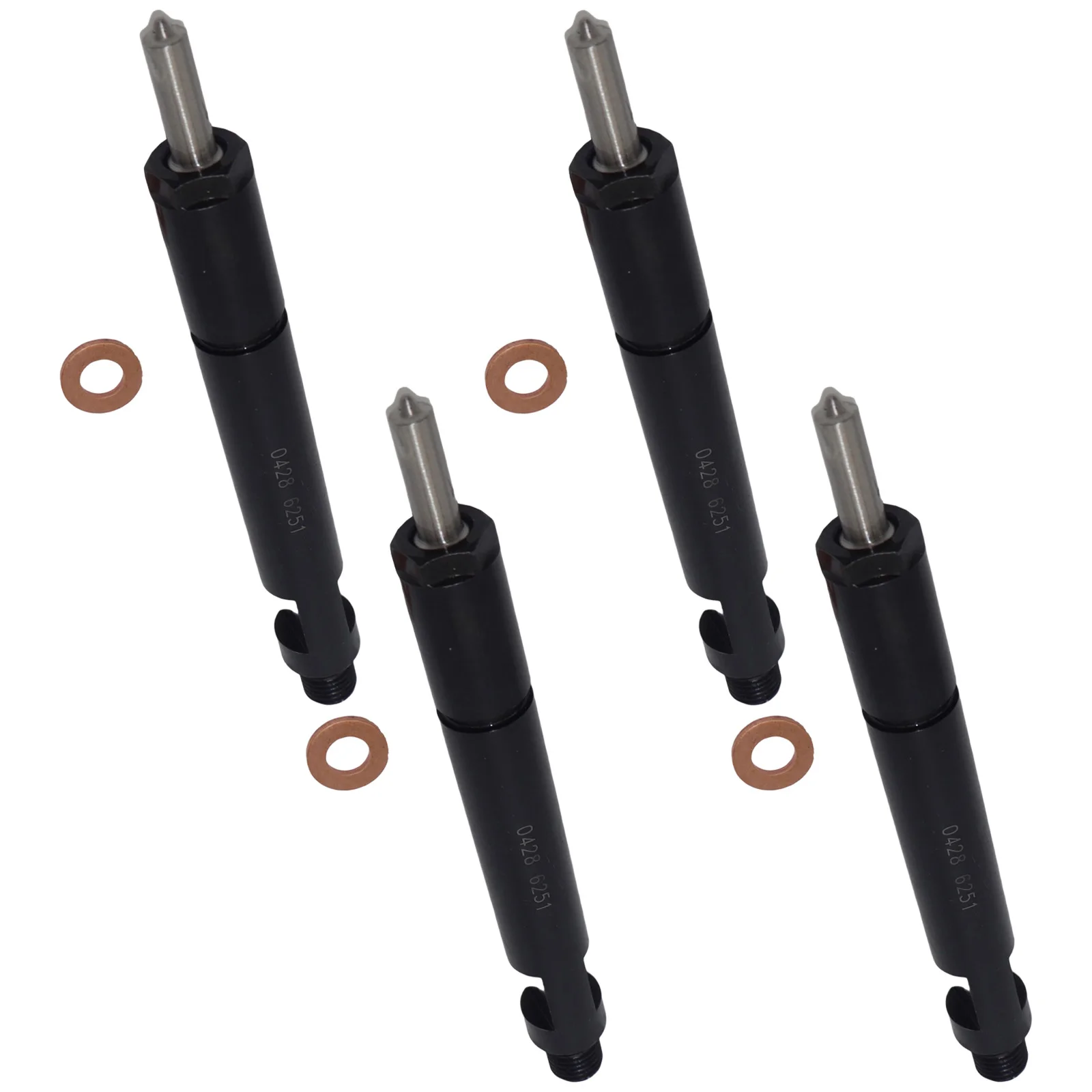 4PCS Fuel Injectors 04286251 4286251 89792GT For Deutz 2011 BF3L2011 BF3M2011 BF4M2011 BF4M2011C BF4L2011 D2011 L02 D2011 LL3