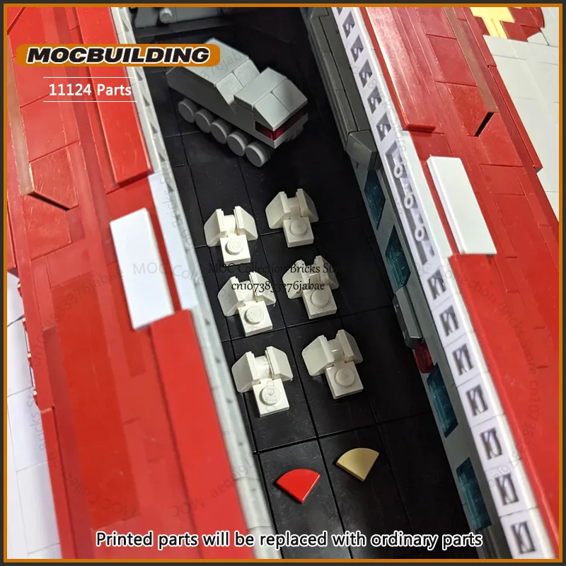 UCCS Modelo Acclamator MOC Blocos de Construção Classe Navio de Assalto Tecnologia Tijolos Transporte Brinquedos Educativos Criativos Presentes de Natal