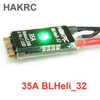 HAKRC 35A BLHeli_32 Dshot1200 2-5S Brushless ESC Built-in LED for RC FPV Racing Drone