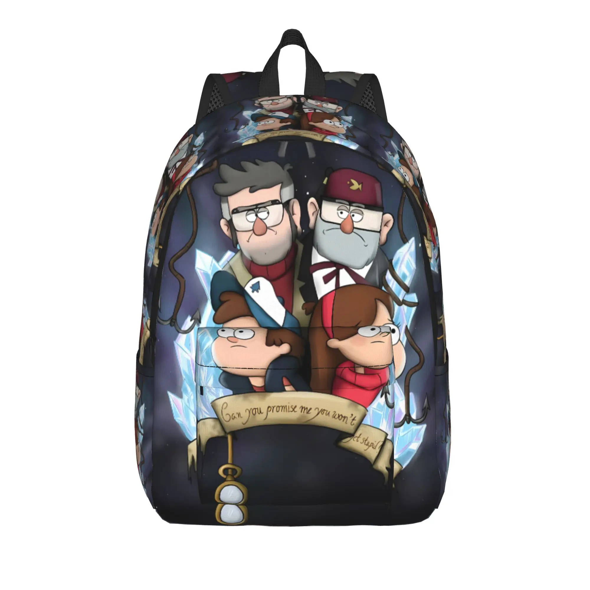 Backpack Gravitys Anime Falls Camping Backpacks Girl Casual School Bags Design Pattern Rucksack