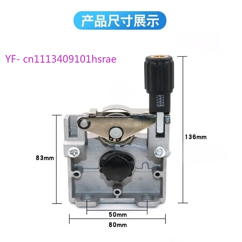 Direct current 24 volt wire feeder motor assembly for gas shielded welding equipment