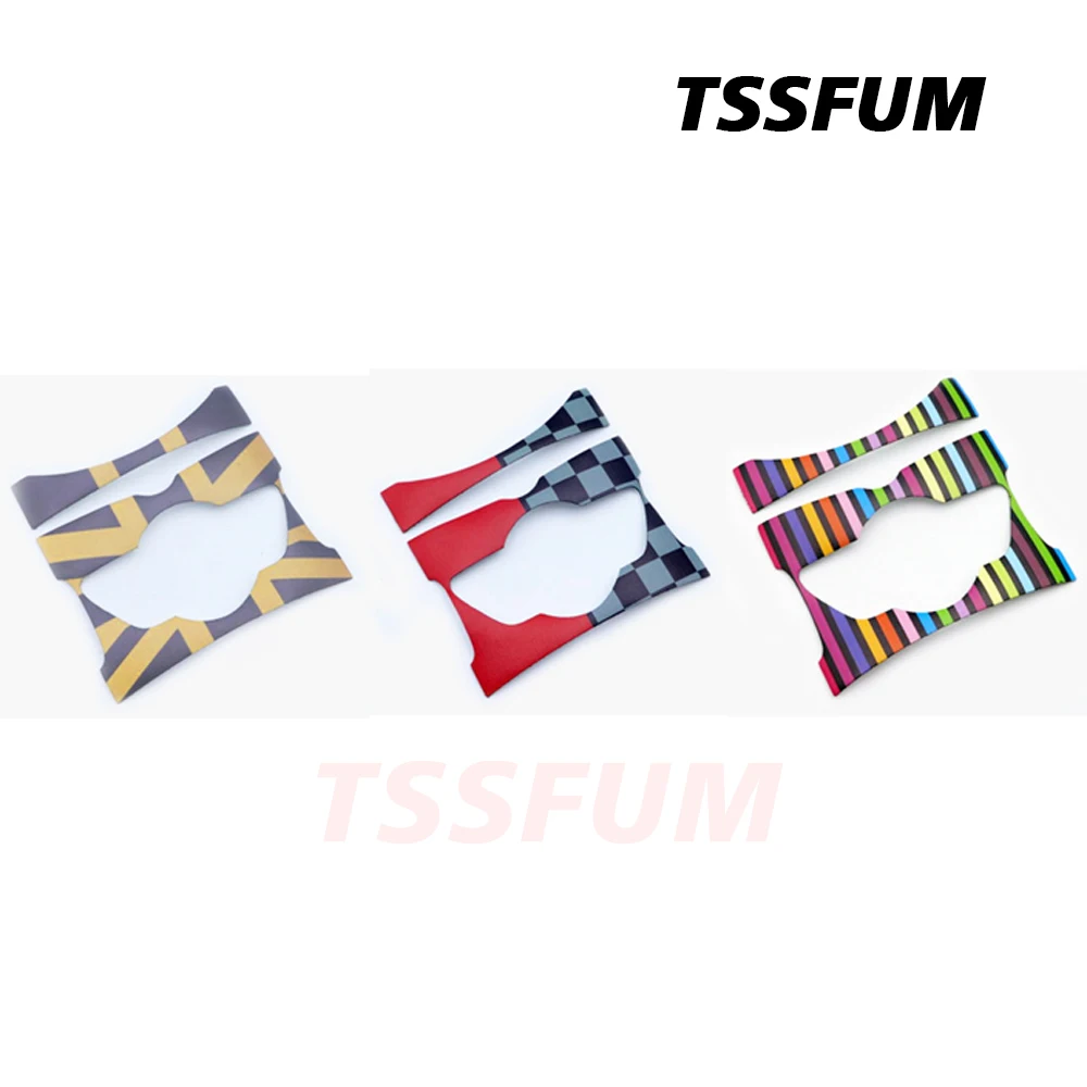 Union Jack Central Control Panel Leather Sticker for MINI COOPER S Clubman R55 R56 R57 R58 R59 R60 Countryman R61 Accessories