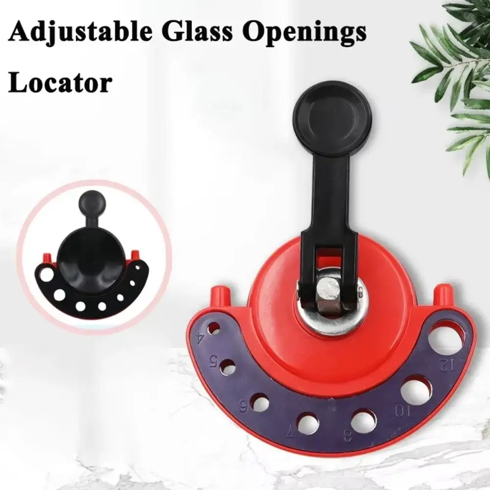 

Drill Bit Glass Opening Locator Core Bit Hole Punch Guide Openings Locator 4-12mm Adjustable Drill Guide Fixing Device