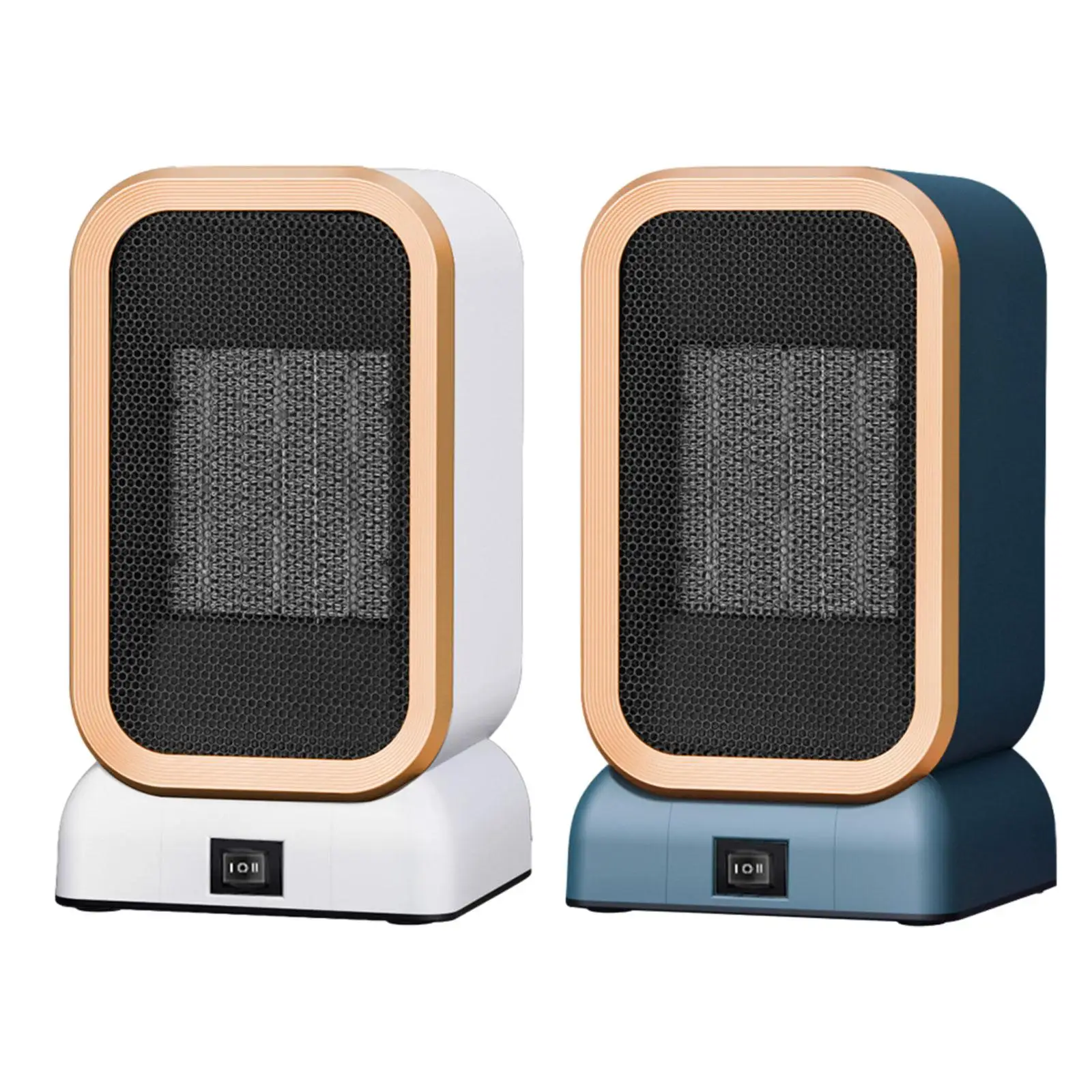 Winter Warmer Fan Energy Saving 2 Levels Adjustment Portable Hot Air Blower Heater for Personal Home Office Living Room Fishing