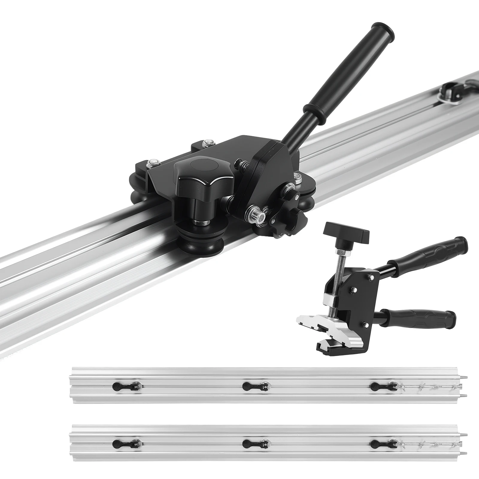 

106 Inches Push Knife Slate Cutter for Up To 0.47inch Thick Tiles with Built-in Suction Cups for Desktop Household Floor Tile