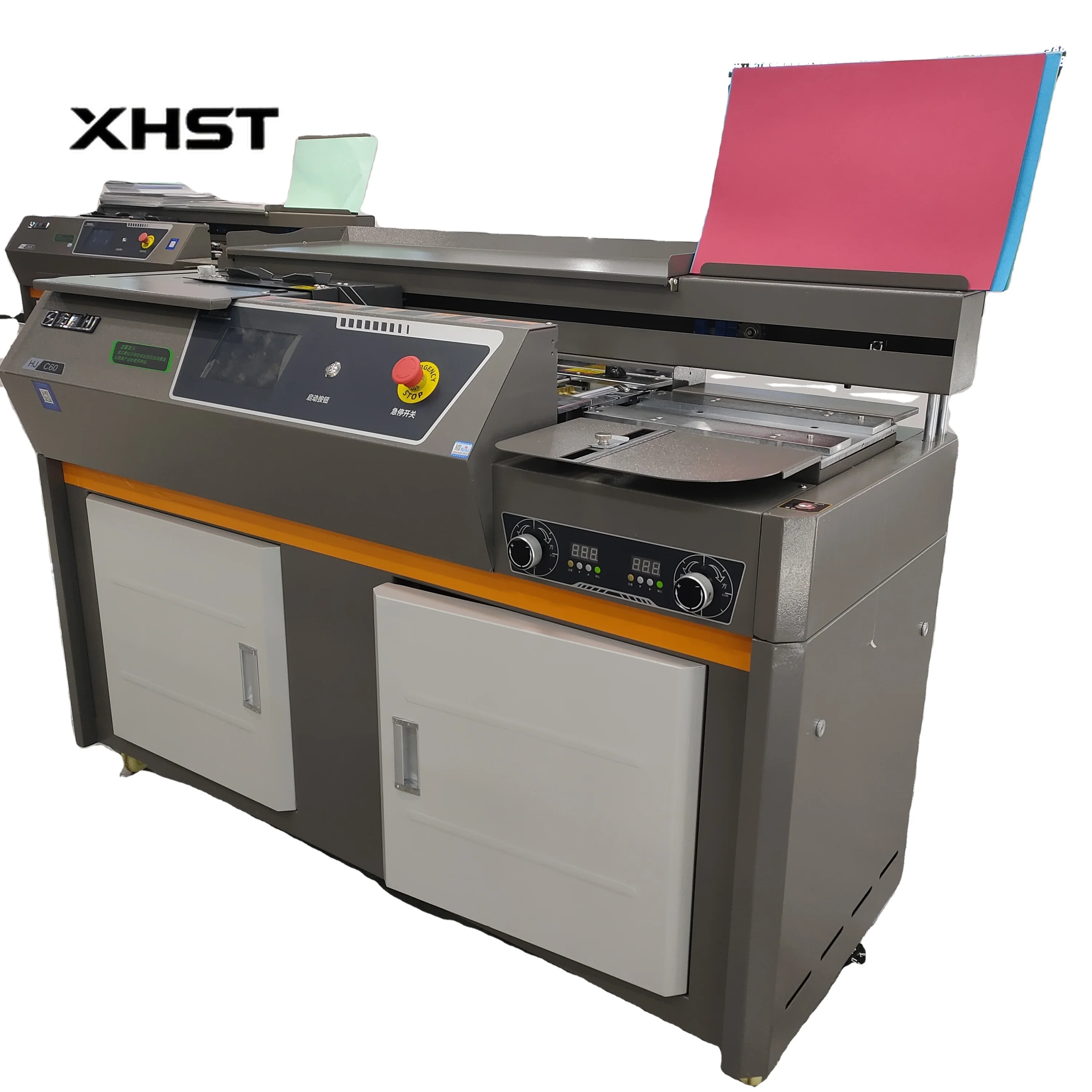 C60 A4 Intelligent Perfect Glue Binding Machine Book Binding Machine Paper Glue Binder With Variable Frequency Technology