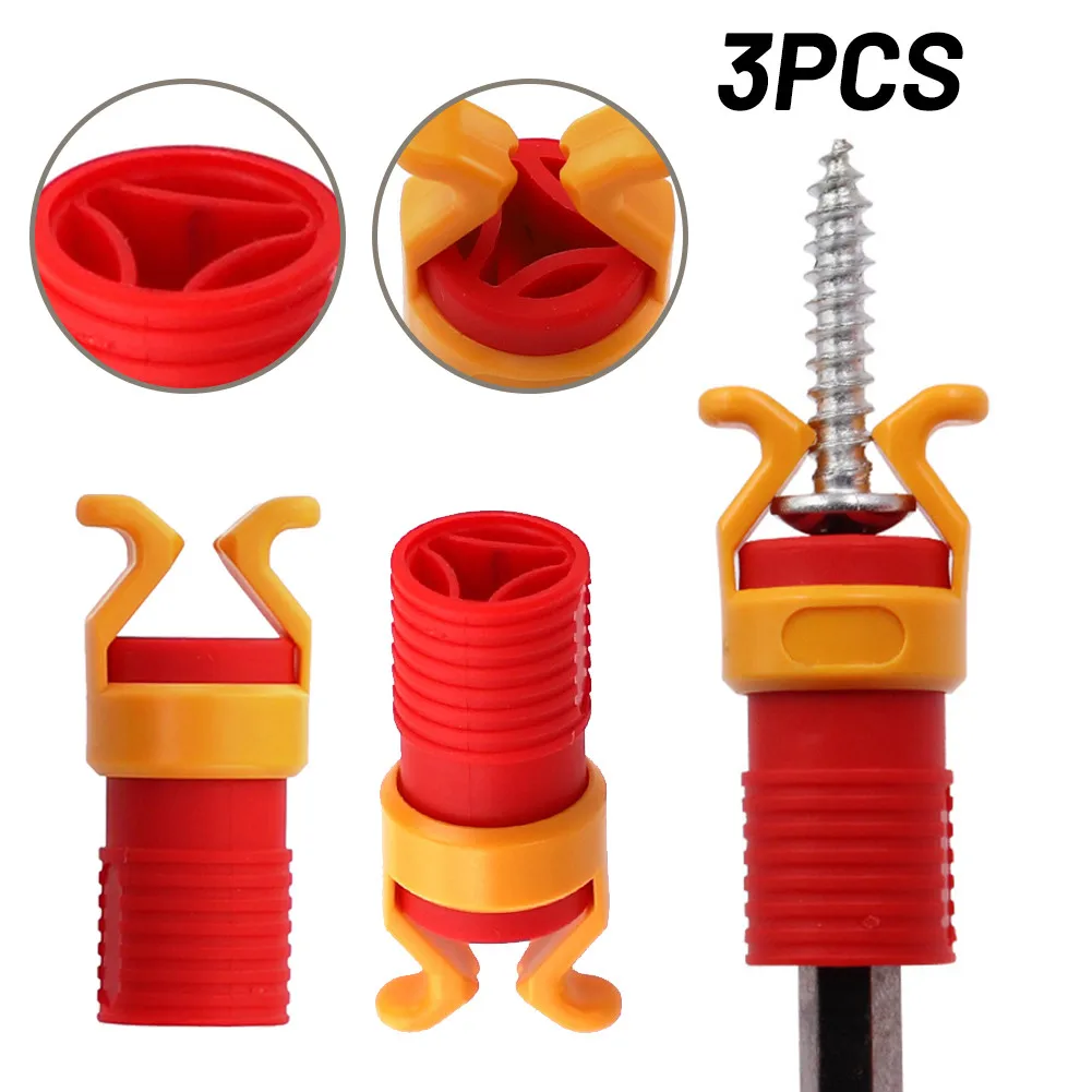 Screw Holder Clamper Made from ABS Plastic for Woodworking Enhances Safety and Accuracy by Screw Skewness During Use