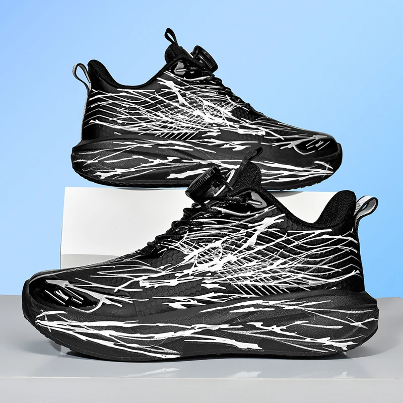 

Детская спортивная обувь, студенческие тренировочные кроссовки для соревнований по бегу, кожаные мягкие удобные нескользящие теннисные туфли на плоской подошве для детей