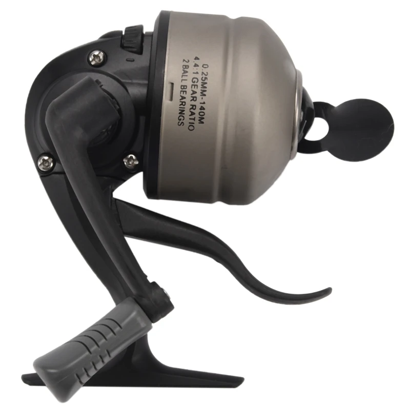 Preto andorinha spincasting carretel isca roda de pesca redonda carretel de pesca scamper carretel peixe linha interna roda pesca spincast
