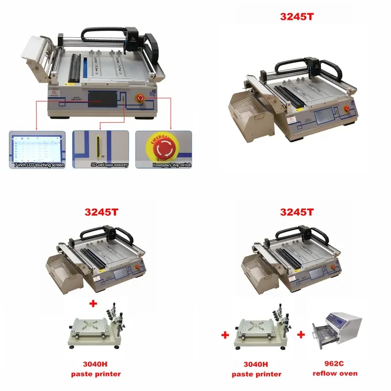 2-Head LY3245T SMT Mounting Machine Desktop Automatic PCB Assembly Equipment High Speed for Assembly Line