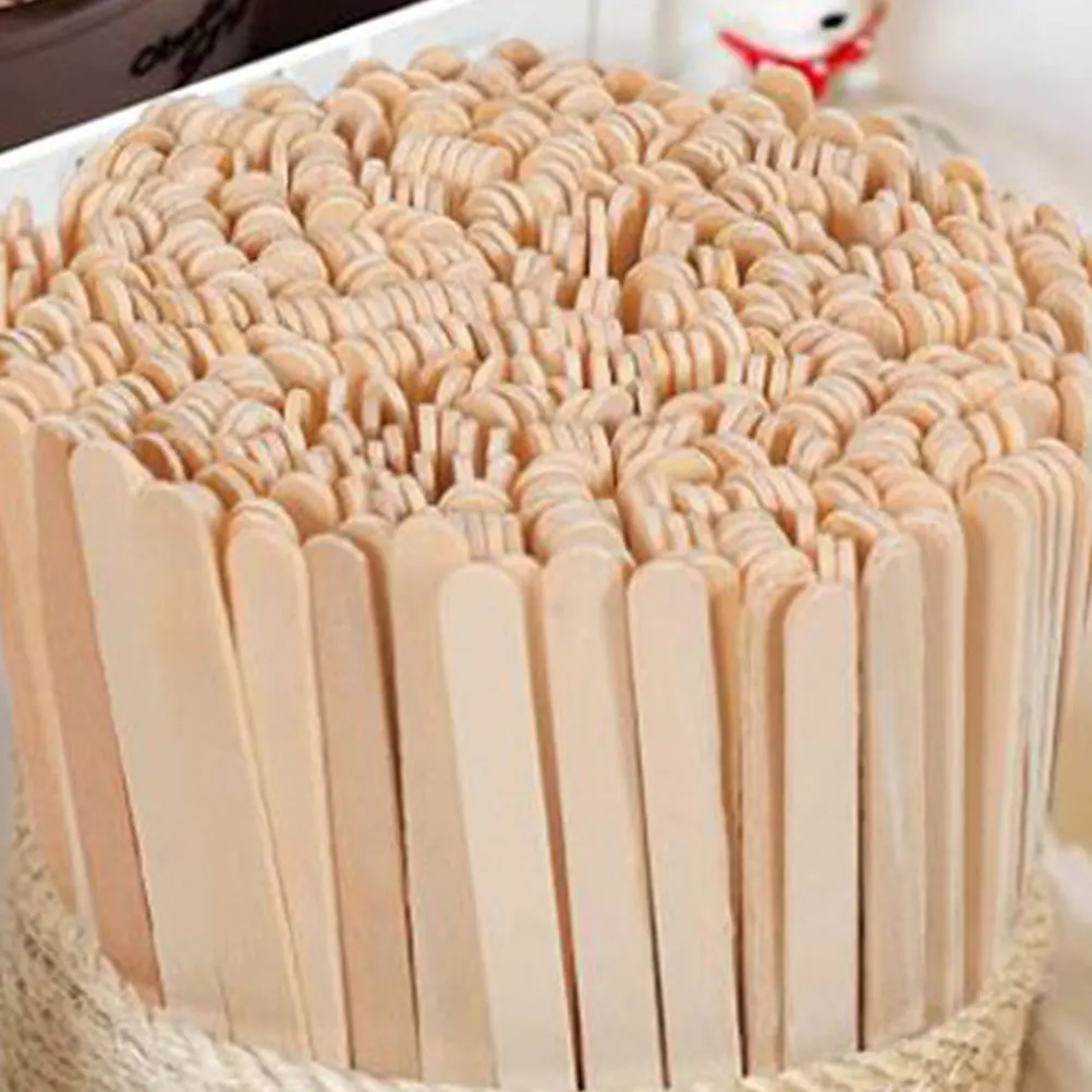 

500pcs Stirrers Wood Coffee Stirrers Wood Beverage Stirring Sticks Mixing Rods for Drinks Hot Cocoa Tea Bar Supplies