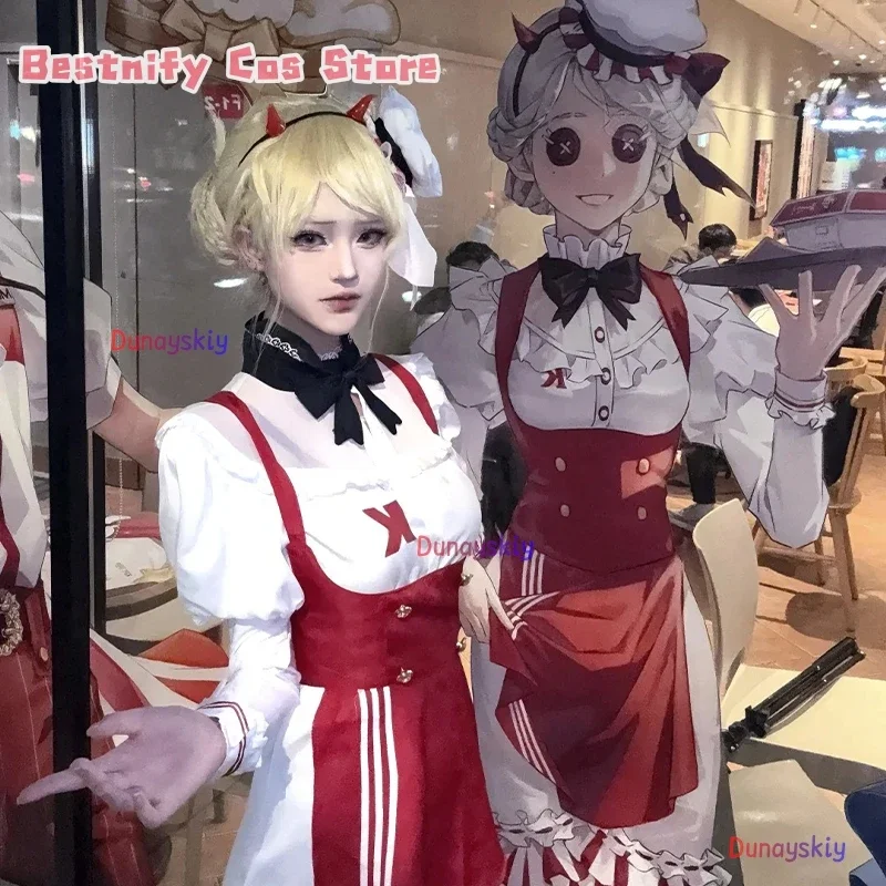 CosplayGame Identity V Vera Nair Miss K ssiDisfraz Vestido de encaje Lolita Vestidos de mujer Anime Perfumista Juego de rol Peluca Zapato Prop Su