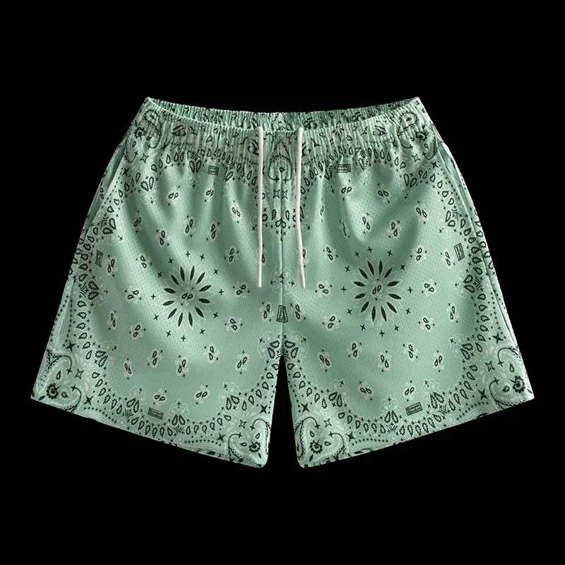 American Shorts Cashews Graphics Men Casual Daily Beach Short Pants Hawaii Beach Swimming Pants Swim Trunks Cool Ice Shorts