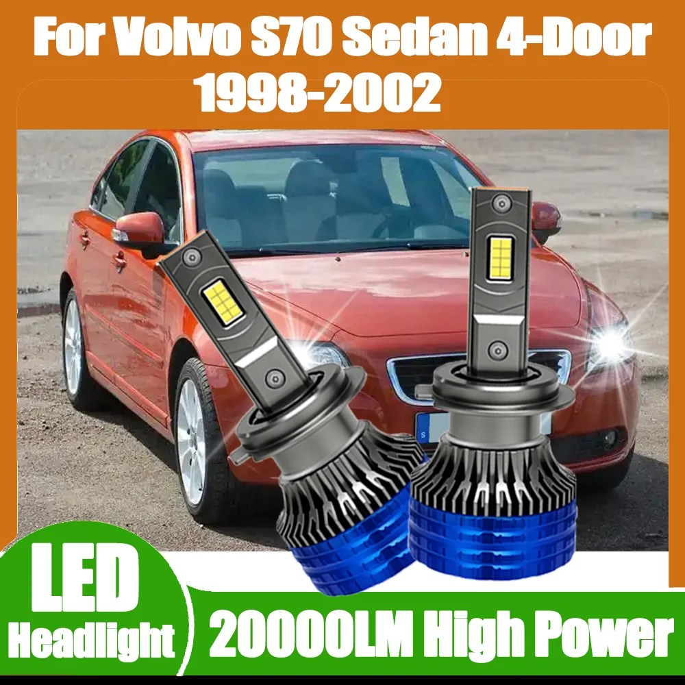 

2 шт. 150 Вт 6000 К Белый H7 20000LM Мощные фары Светодиодные фары Лампы авто фары 12 В Для Volvo S70 Седан 4-дверный 1998-2002 гг.