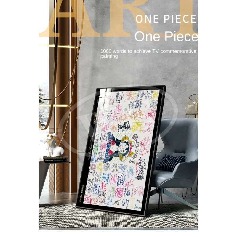 Anime One Piece Cartoon personaggi scimmia D. Rufy immagini decorative per soggiorno dipinti murali di moda regalo di natale