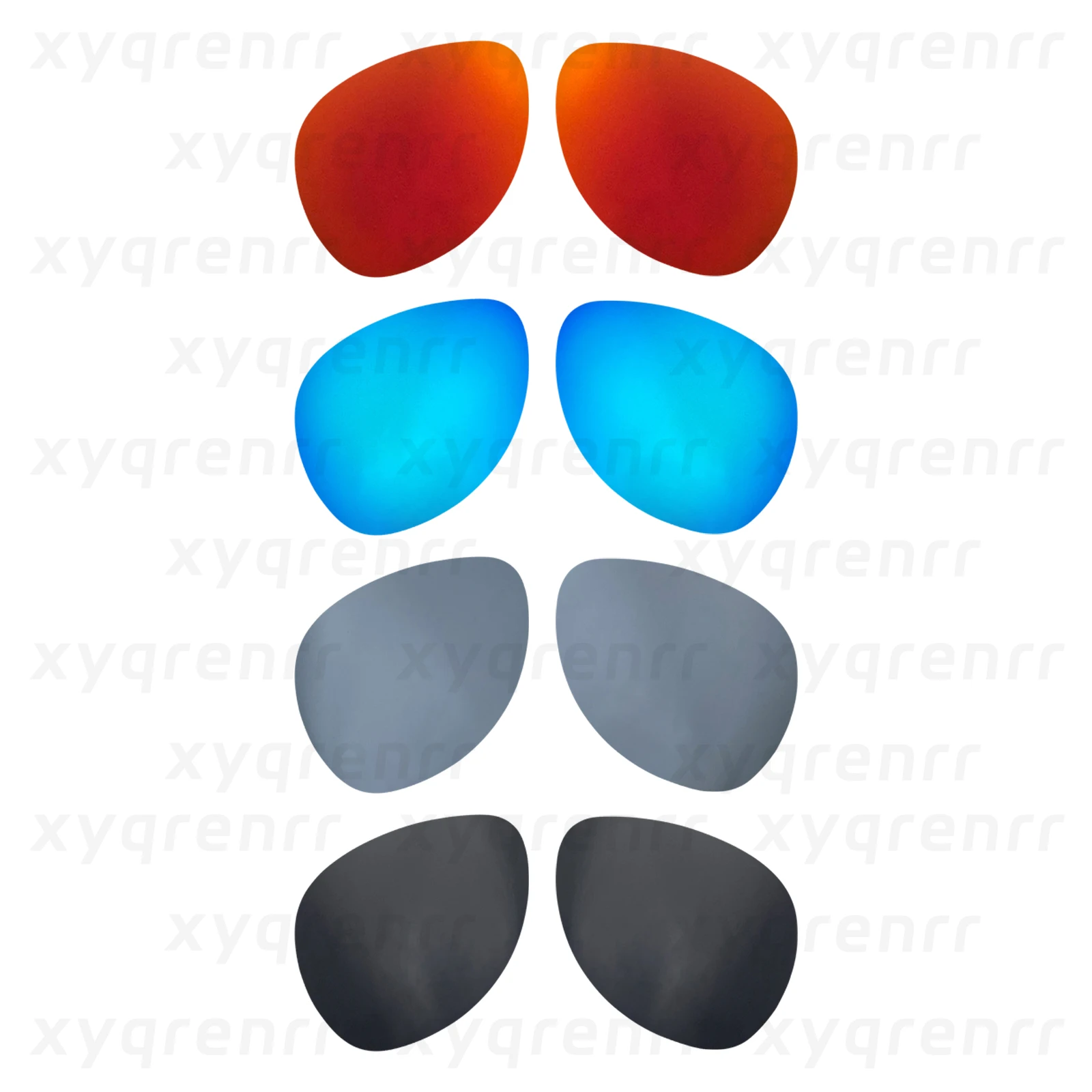 xyqrenrr عدسات بديلة مستقطبة سميكة 1.0 مم لنظارة Oakley Plaintiff OO4057 الشمسية - أكثر من 19 لونًا