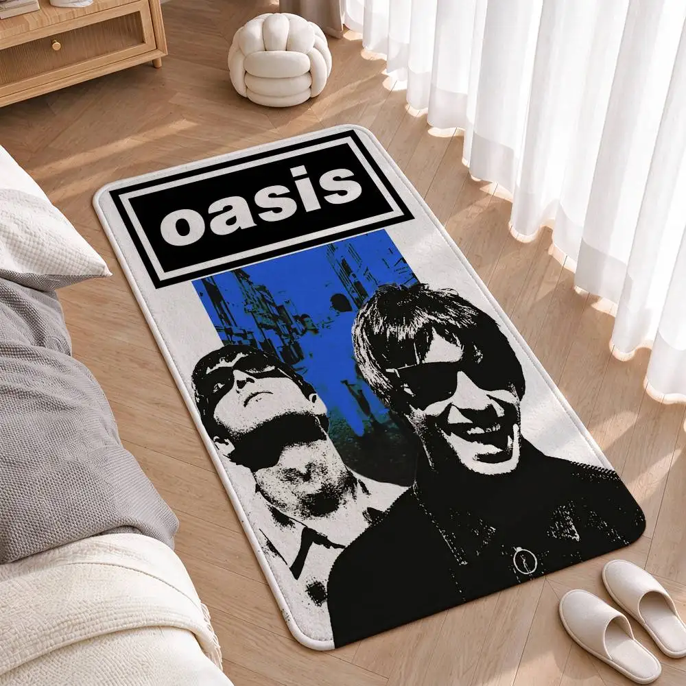 The Gallaghers Band O-OASIS Home Decor Short Plush Floor Mat, Non-Slip & Easy to Clean for Multi Doorways