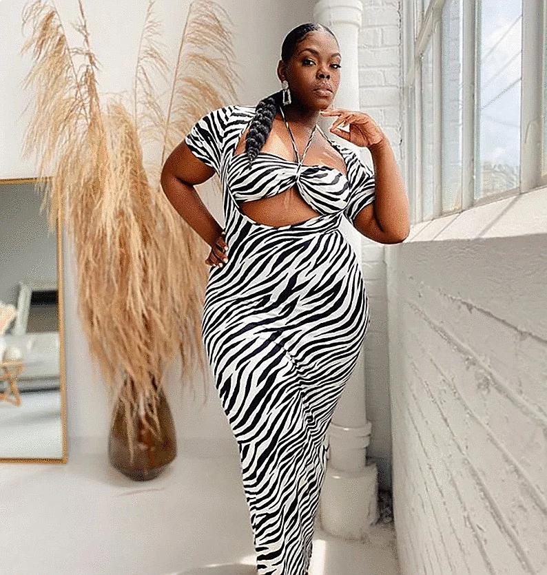 

Sexy Bodycon Striped Zipper Dress, Backless Ruched Long Dresses for Women, Spring Summer Bodycon Jumpsuit Playsuit