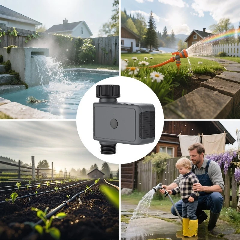 Remote‑Controlled Smart Garden Irrigation Timer Automatic Watering Controller For Home Outdoor Travel Use