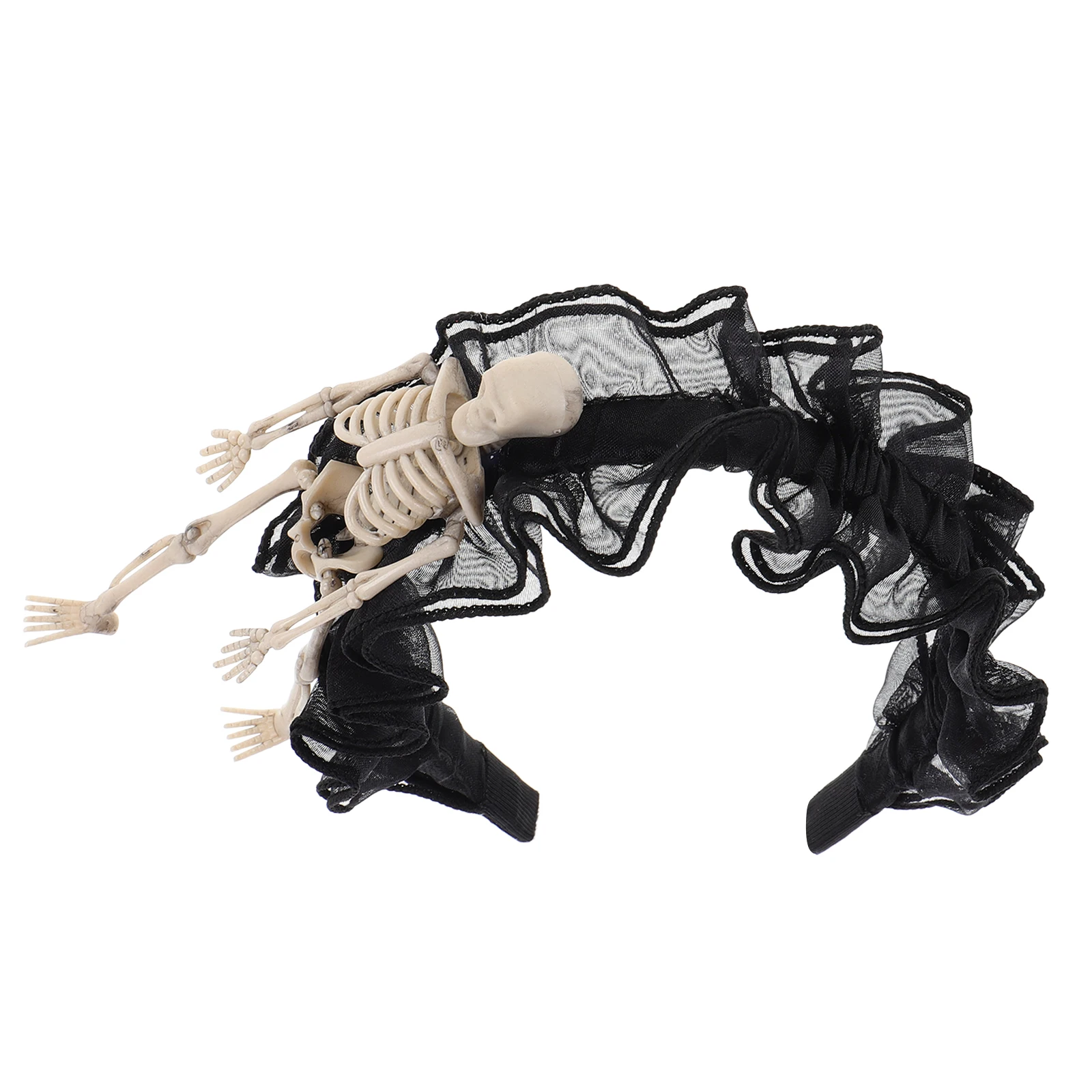 

Lace Headb s Women Black Hair Accessories Comfortable Wide Skull Design Fits Sizes Parties Weddings Cosplay