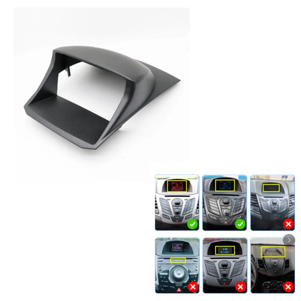 9 Inch Car Radio Fascia Frame 2DIN Install Panel Dashboard For Ford FIESTA 2009-2014