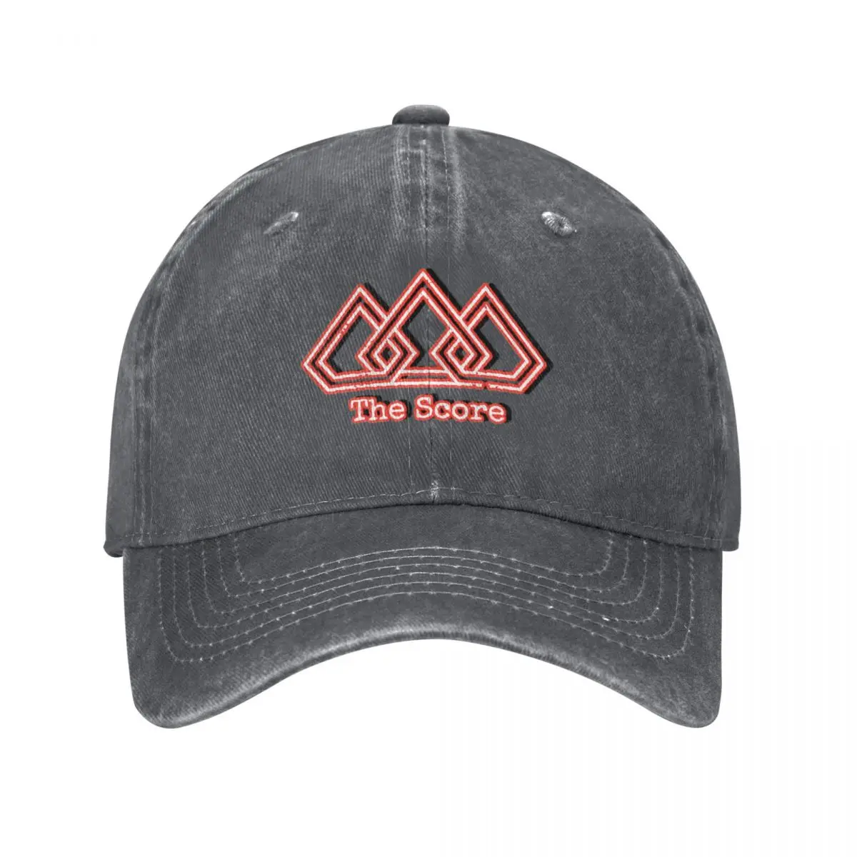 The Score - Crown with text red Baseball Cap Big Size Hat Beach Women's Beach Men's