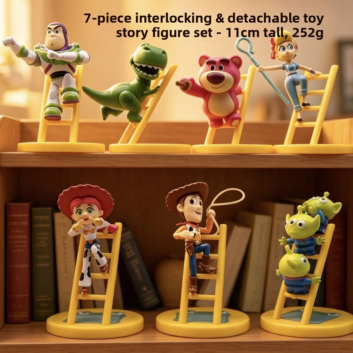 Nouvelle figurine de poupée anime Toy Story, ornement Woody Fork, ornement de décoration de gâteau Buzz Lightyear, cadeau d'anniversaire