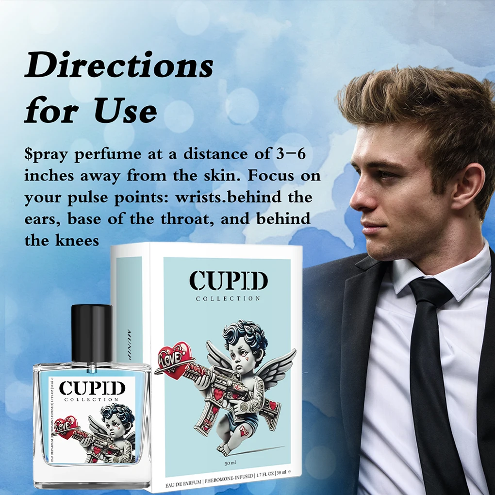 CUPID 2 szt. Zły anioł unikalne perfumy dla mężczyzn urzekający i pogrubiony aromat wykwintne oryginalne perfumy mężczyźni generacja 50ml