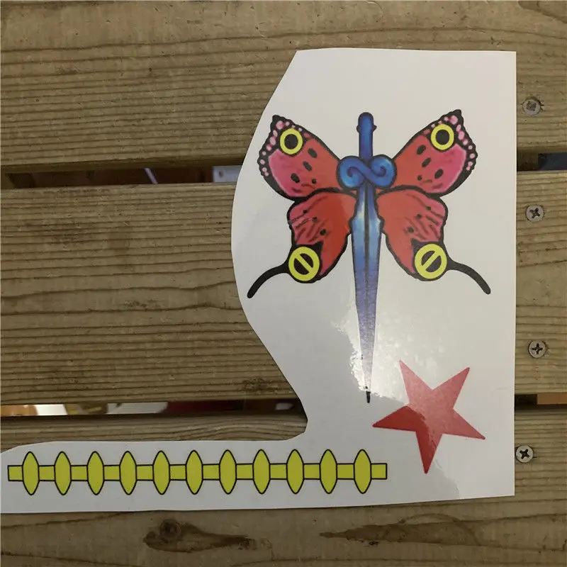 Temporary Tattoo Sticker Jolyne Kujo Butterfly Cosplay DIY Accessories
