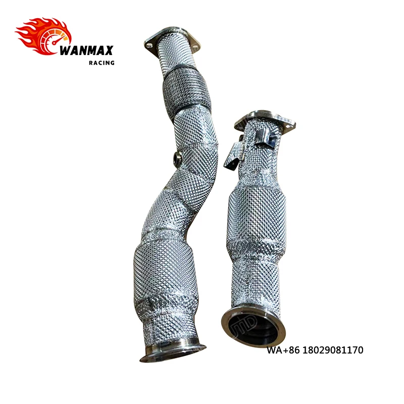 

Высокопроизводительный выхлопной патрубок (даунпайп) для G87 M2 2022+ с передней гоночной трубой 200Cell, Euro 6, с теплозащитным экраном, высокопроизводительная выхлопная система