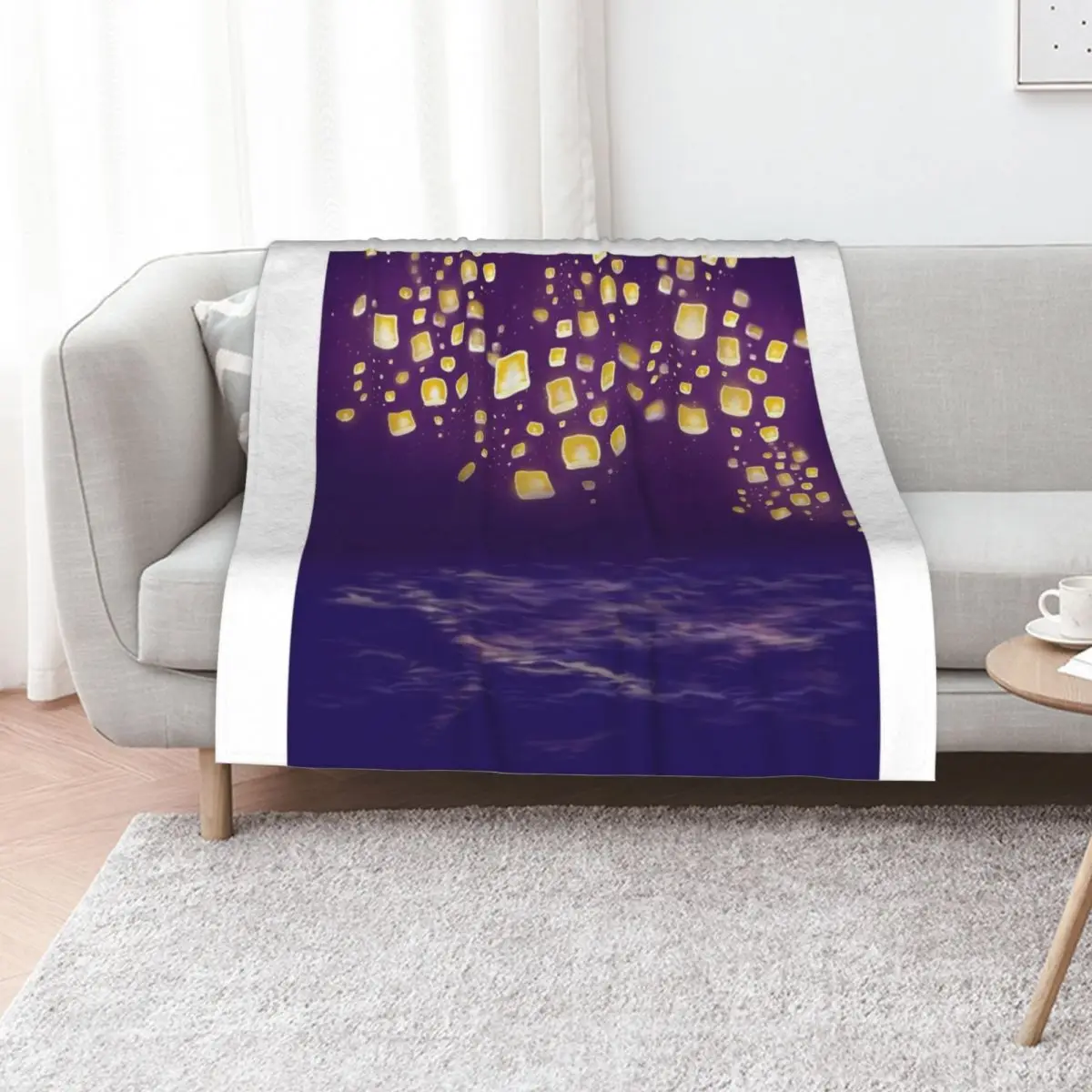 Floating lanterns Throw Blanket Nap heavy to sleep Sofa Quilt warm winter Decoratives Thermal Blankets