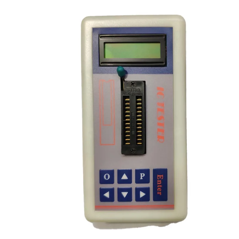 New Professional Integrated Circuit IC Tester Transistor Tester Online Maintenance Digital LED Transistor IC Chips Tester(A)