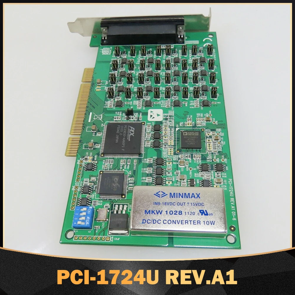 14 Bit 32-Channel Isolated Analog Output Card For Advantech Data Capture Card PCI-1724U REV.A1