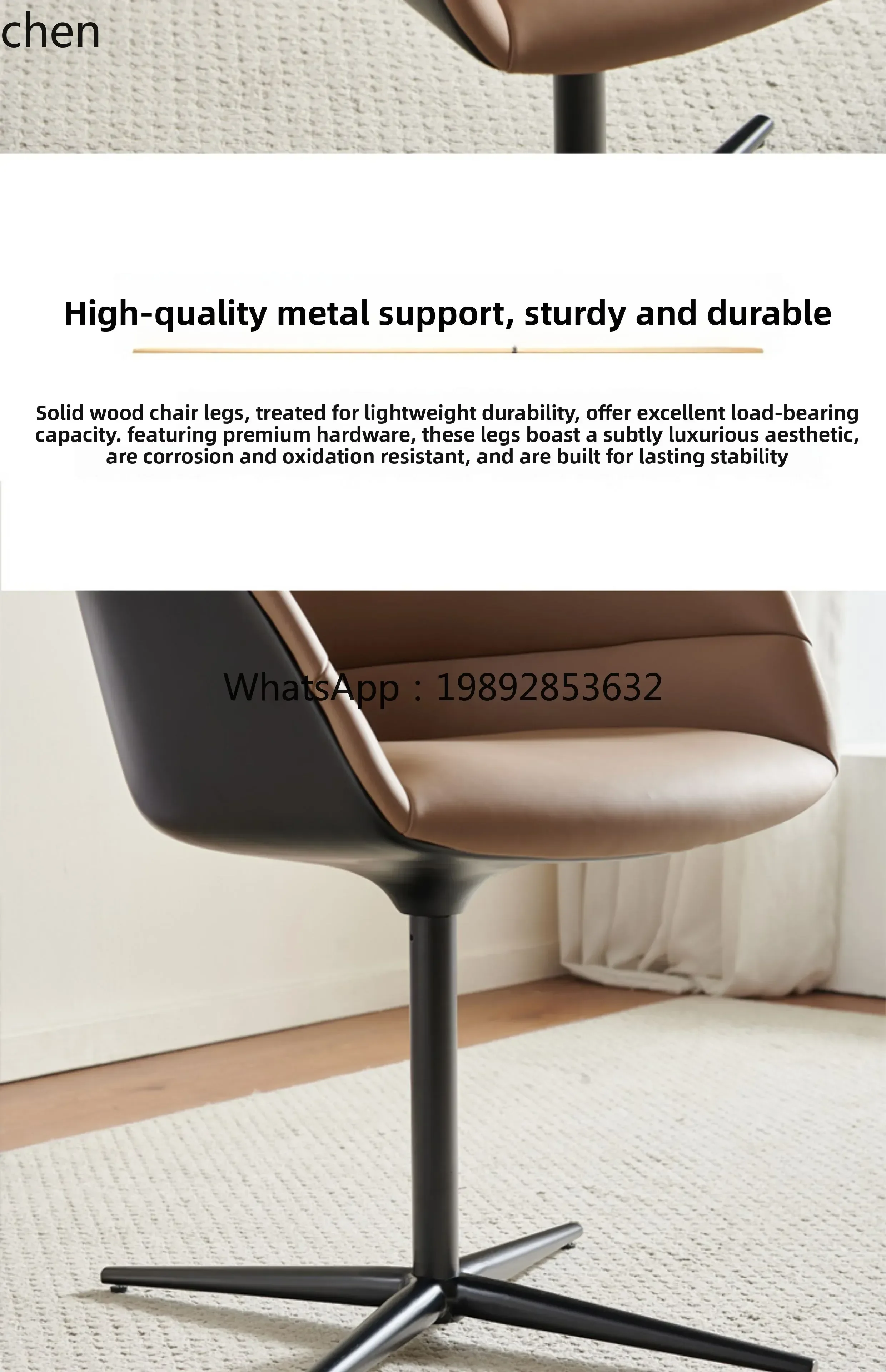 YFY Nordic Creative Designer Dining Chair Luxury High-End Meeting Chair