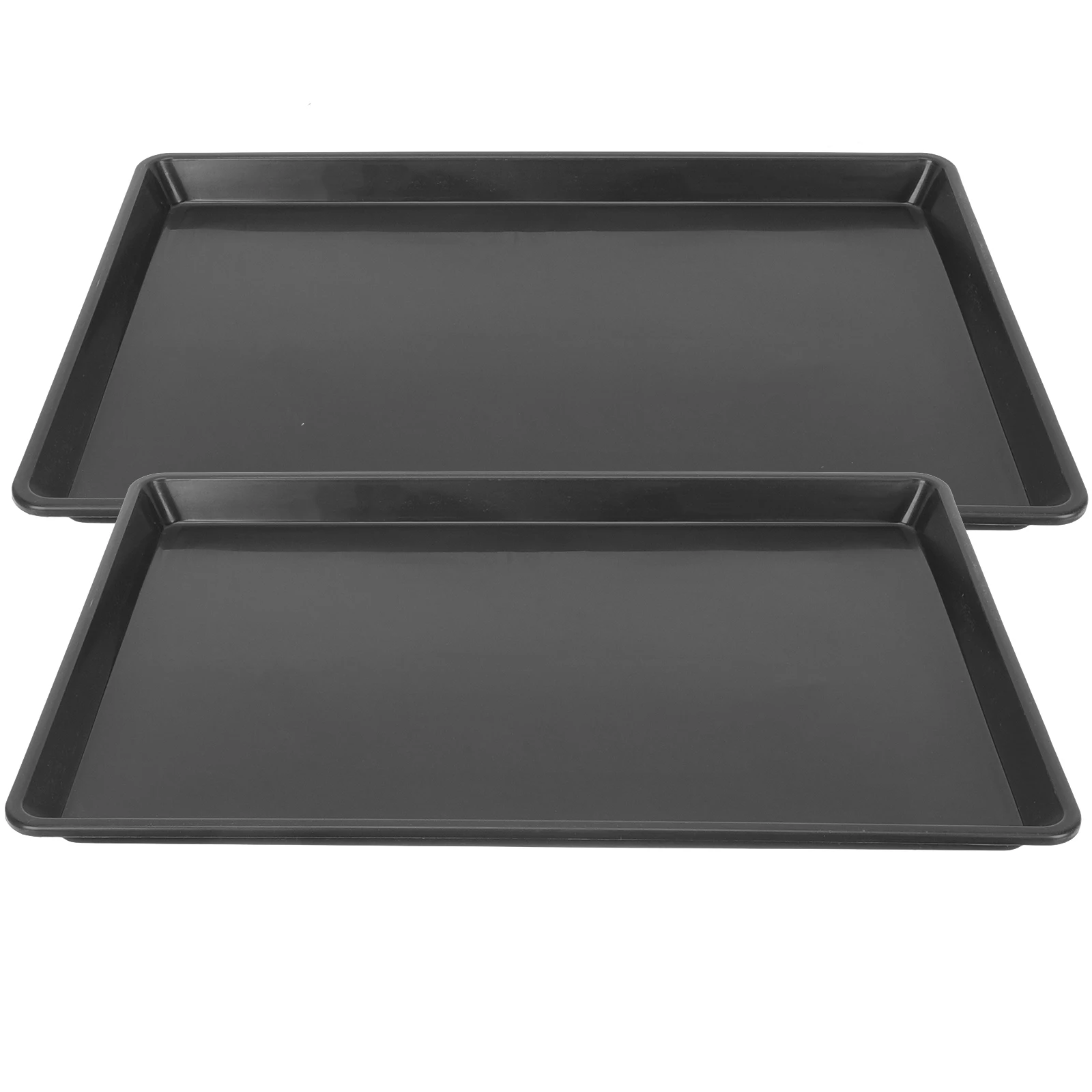 

2pcs Dog Crate Tray Replacement Leakproof Durable Easy Pet Bird Cage Trays Small Parrot Pan Bunny Houses