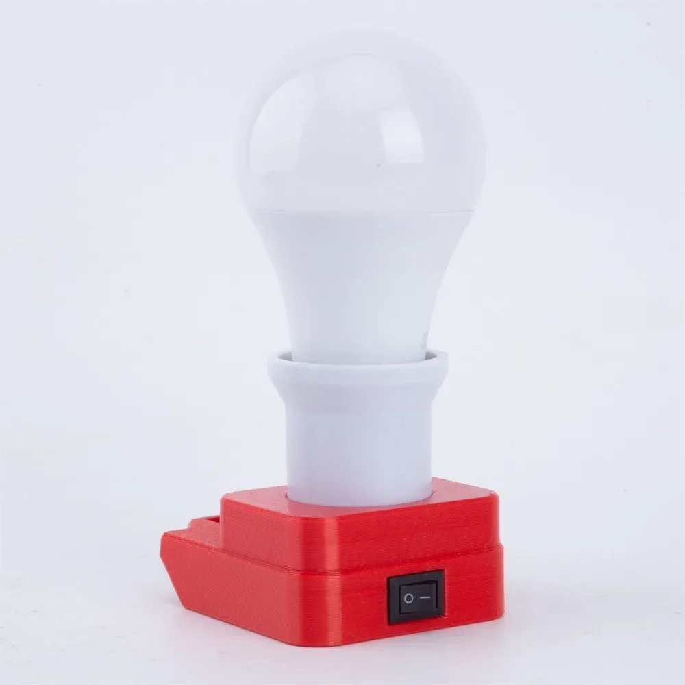 Imagem -06 - Luz de Trabalho Led Portátil para Lidl Parkside X20v Team Li-ion Bateria Série E27 Base Adaptador Desgaste 5w Bola Bulbo para Camping