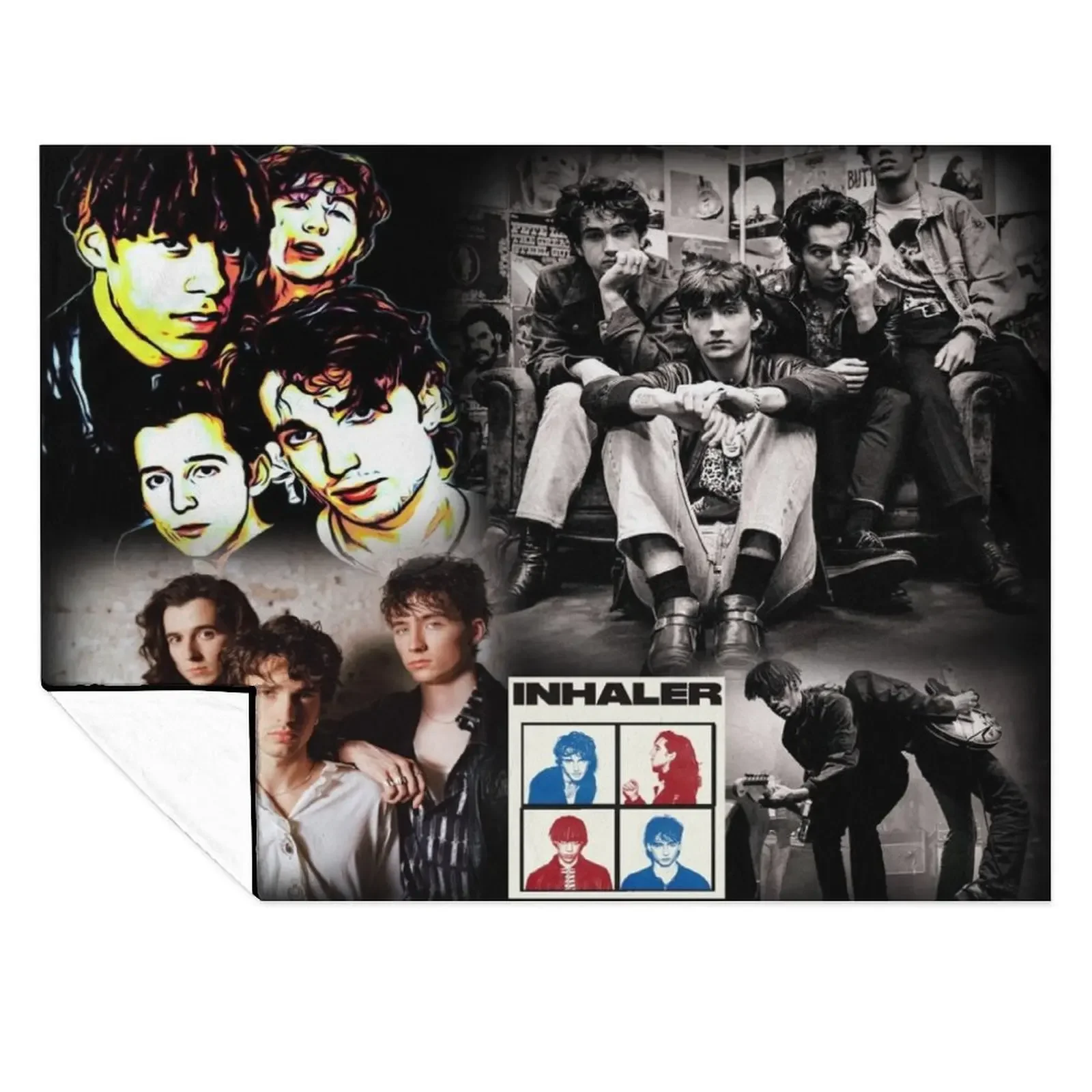 

Inhaler band Dublin Throw Blanket Single manga Tourist Cute Blankets