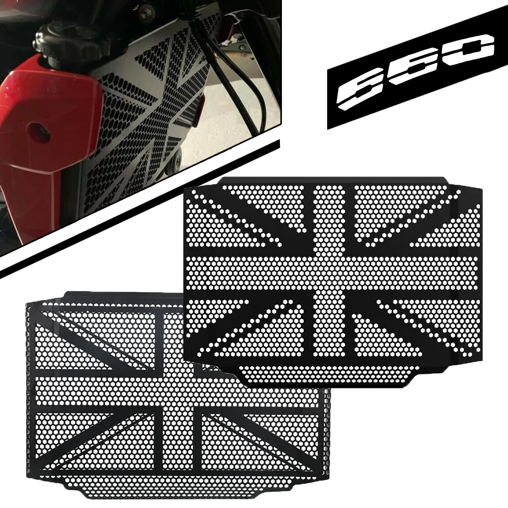 

Motorbike Radiator Protective Cover Grill Guard Grille Protector CNC For Trident 660 Trident660 Triple Tribute 2024-2025-2026