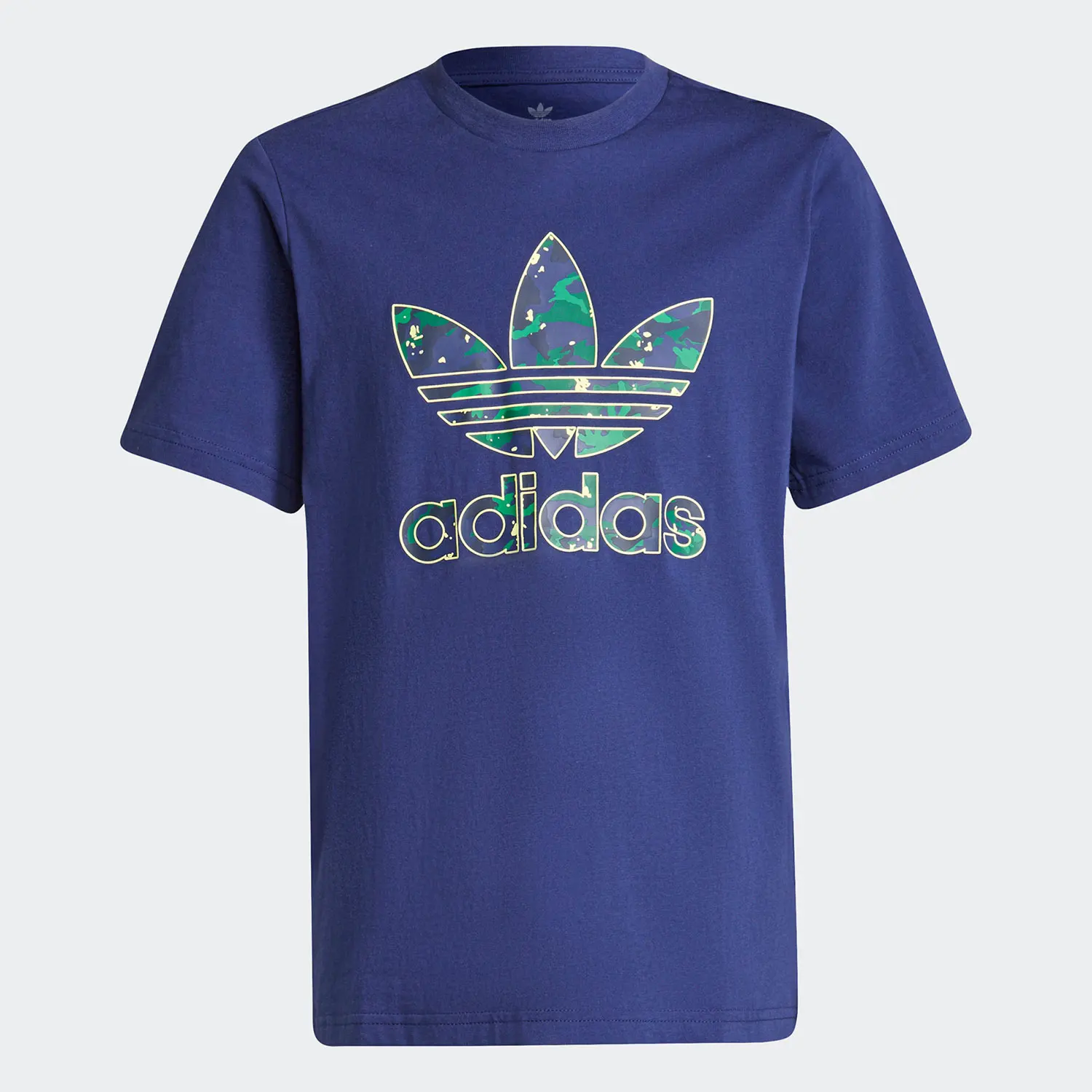 Оригинальная новая дышащая повседневная спортивная футболка Adidas для больших детей с коротким рукавом H20306
