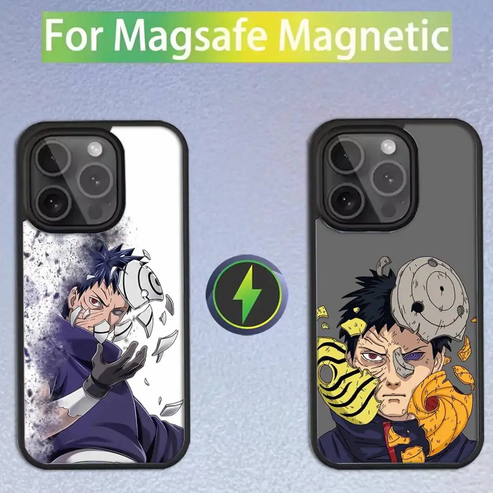 

U-UchihaS Anime O-Obito Phone Case For iPhone 16,15,14,13,12,11,Pro,Max,Plus,Mini,SE Magsafe Magnetic Wireless Charging