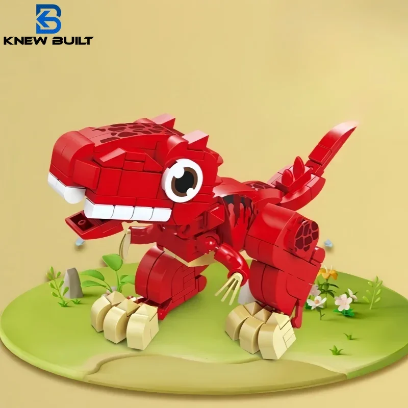 

Dinosaur Building Blocks Toys for Kids - Multiple Species Pterosaur, Triceratops, Velociraptor, Ideal for Enthusiasts' Playtime