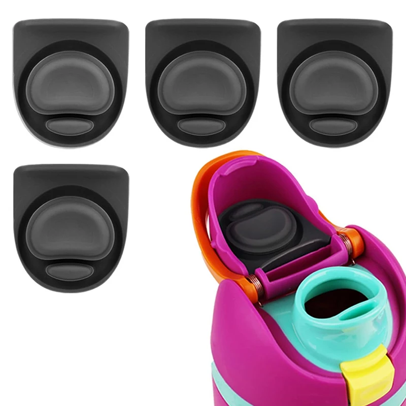 ★▲5 Pcs Replacement Stopper For  Free Sip Silicone Anti-Spill Lid Stopper Water Bottle Top Lid Compatible With  FreeSip