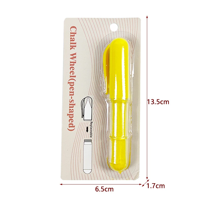 Chalk Wheel Pen-Shaped Tailors Chalk DIY Tailor Liner Pen Tailoring Dressmakers Marking Tool Sewing Accessories ﻿