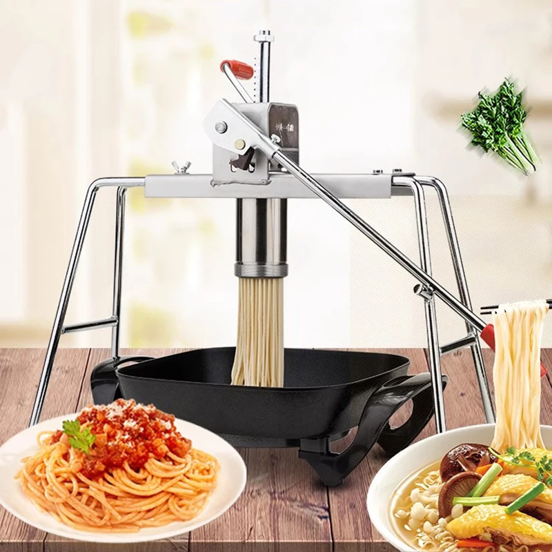 Handmatige Meelnoedelmaker Machine Huishoudelijke Commerciële Pers Deeg Groot Hotel Nieuwe Multifunctionele Verse Koude Desktop Tools