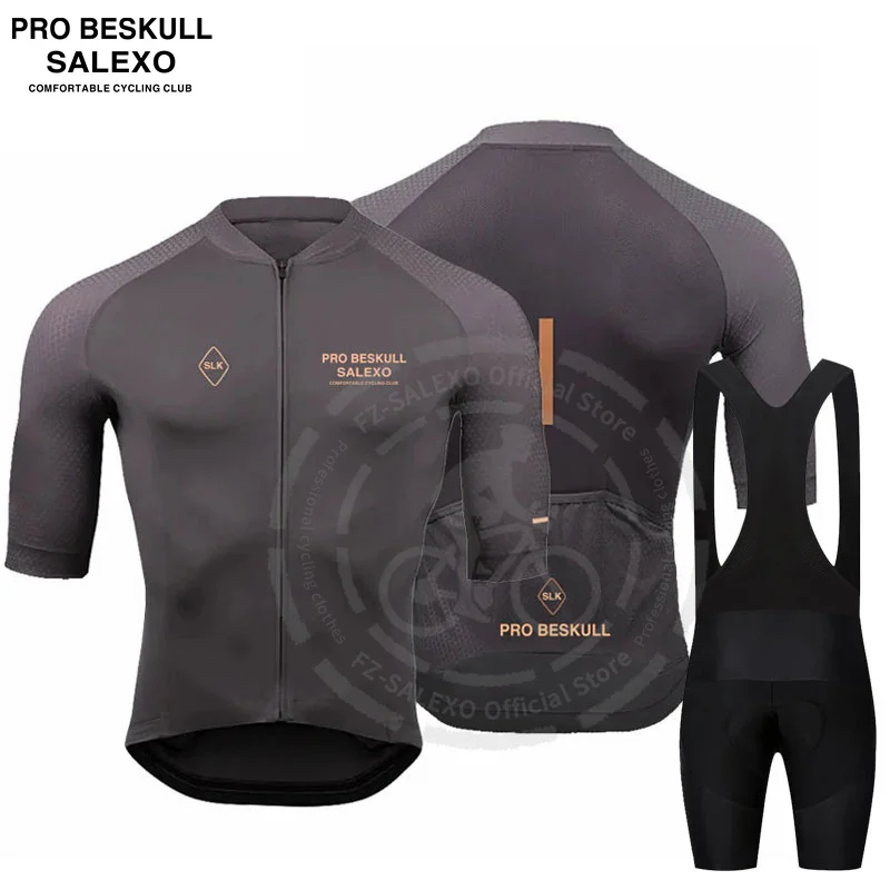 2025 SALEXO Summer Cycling Jersey Sets Short Sleeve Sports Bicycle Clothing MTB Clothes Wear Maillot Ropa Ciclismo Bike Uniform - Image 4